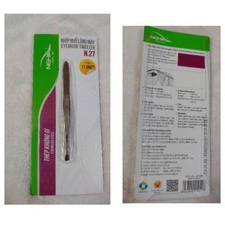 Nhíp Nhổ Lông Mày Kềm Nghĩa N-27