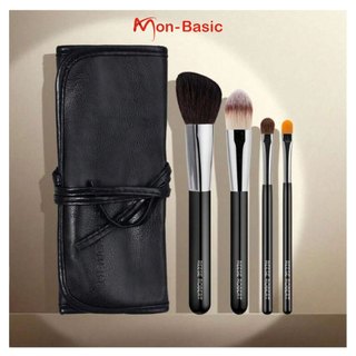 Bộ 4 cọ trang điểm cao cấp kèm túi đựng da PU