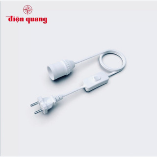 Chuôi đèn liền công tắc điện quang đq lh e27, dây dài 5m