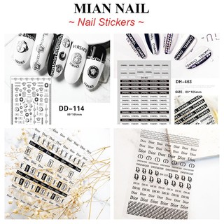 Nail Sticker MIAN_Stick dán móng các mẫu Logo thương hiệu_3