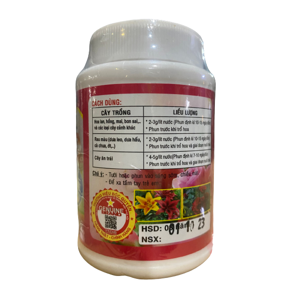 MKP: 0-52-34+TE CHUYÊN KÍCH THÍCH RA HOA.