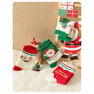 Set 4 đôi tất (vớ) noel dễ thương cho bé (1 -8 tuổi )