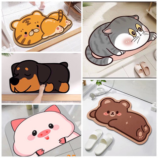 Thảm chùi chân cute thảm nỉ lì chất đẹp 40x60cm