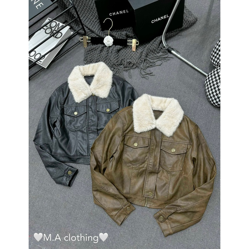 Áo khoác da xịn sò Qcc