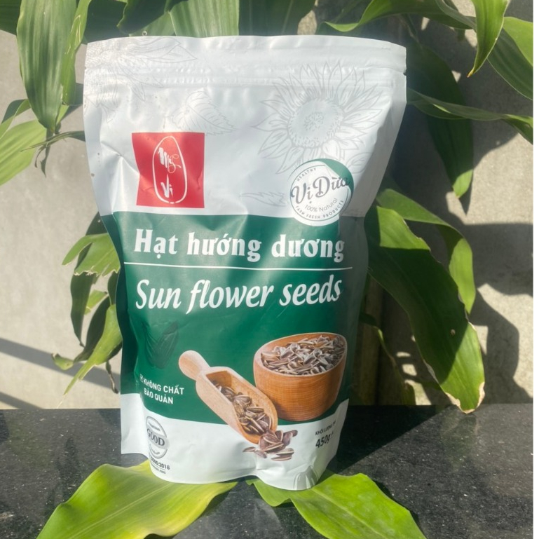 Hướng dương vị dừa túi zip 450g