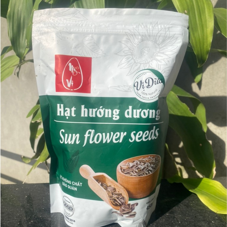 Hướng dương vị dừa túi zip 450g