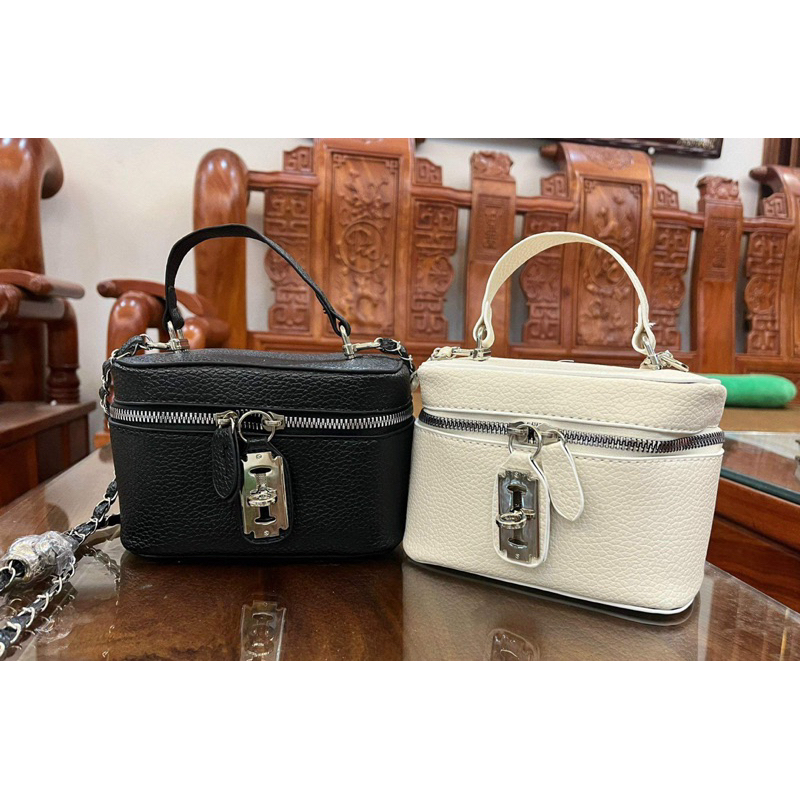 Túi Xách Nữ Túi Đeo Chéo Túi Cầm Tay Lưỡi Lam Dáng Hộp Thời Trang QG Store