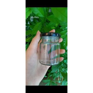Combo  - 50  - Hũ chưng yến 75ml .( Thủy tinh nắp thiếc màu Đen . )