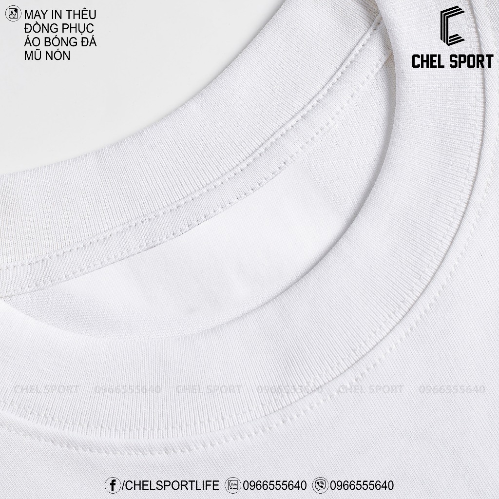 Áo thun logo thêu Liverpool basic 100% cotton