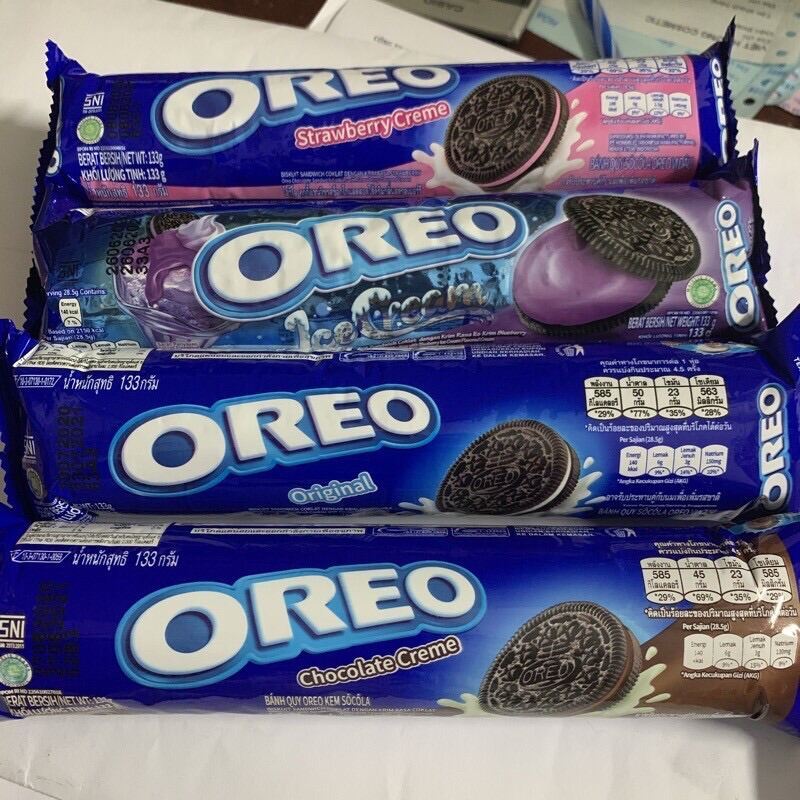 Bánh Quy Kem Socola Oreo Nhân Kem Socola 119.6g