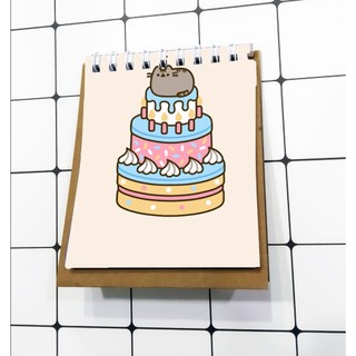 Lịch pusheen để bàn mini 2024 LMI10 12x9 cm