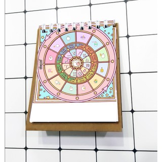 Lịch 12 cung hoàng đạo để bàn mini 2024 LMI12 12x9 cm