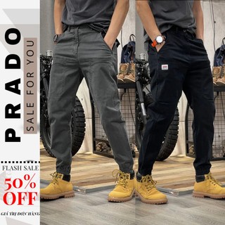 Quần Jogger kaki, quần kaki 6 túi, gấu bo chun, 2 túi đừng trước phong cách trẻ trung