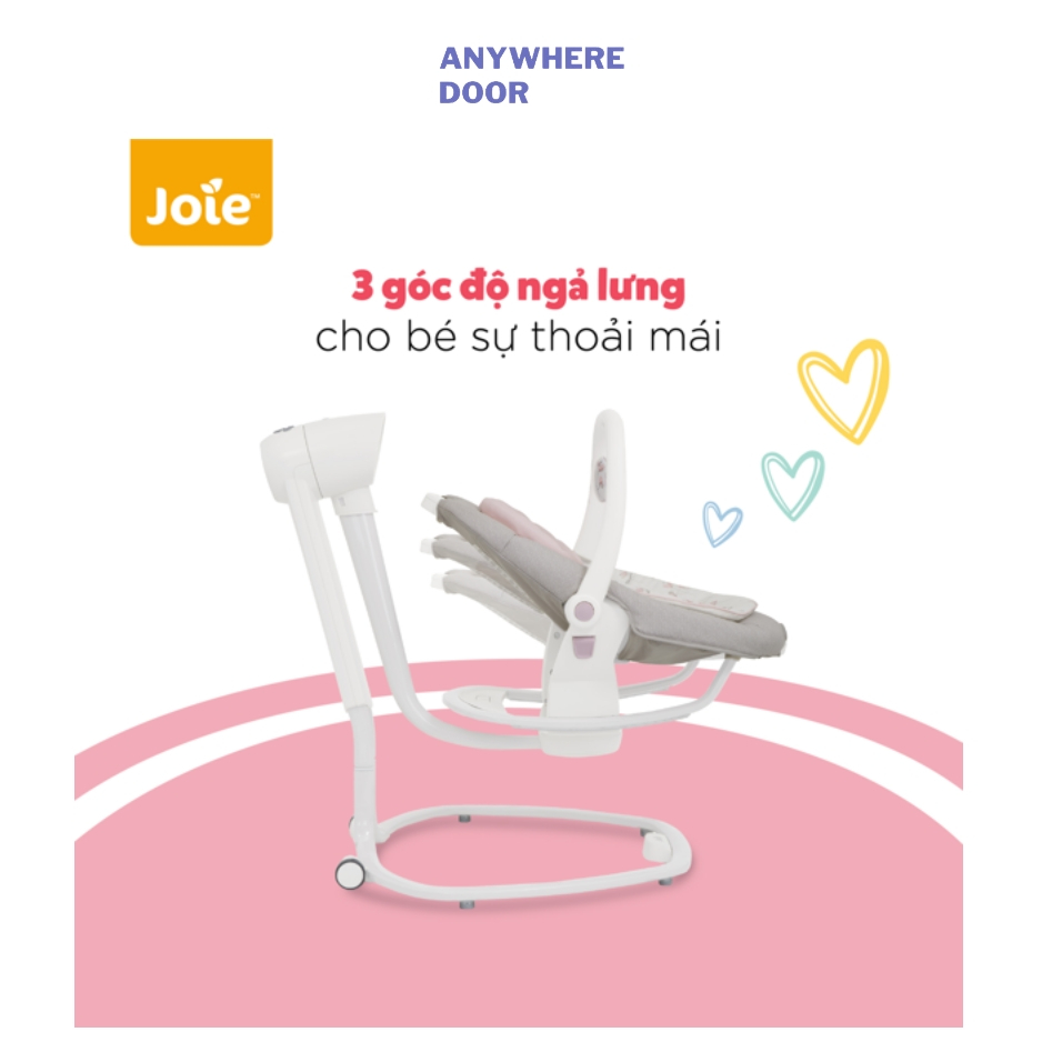 Nôi đưa trẻ em Joie Serina 2in1 Portrait/ Leo/ Flowers Forever