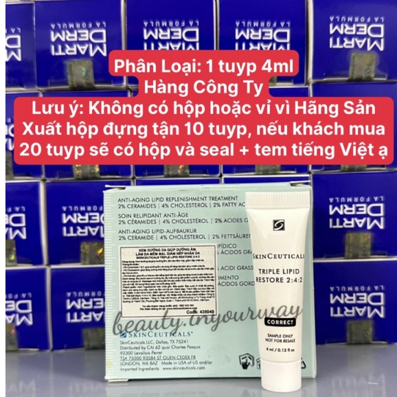 Kem Dưỡng SkinCeuticals Giúp Dưỡng Ẩm, Làm Mềm Và Tái Tạo Da Skinceuticals Triple Lipid Restore 2:4:2