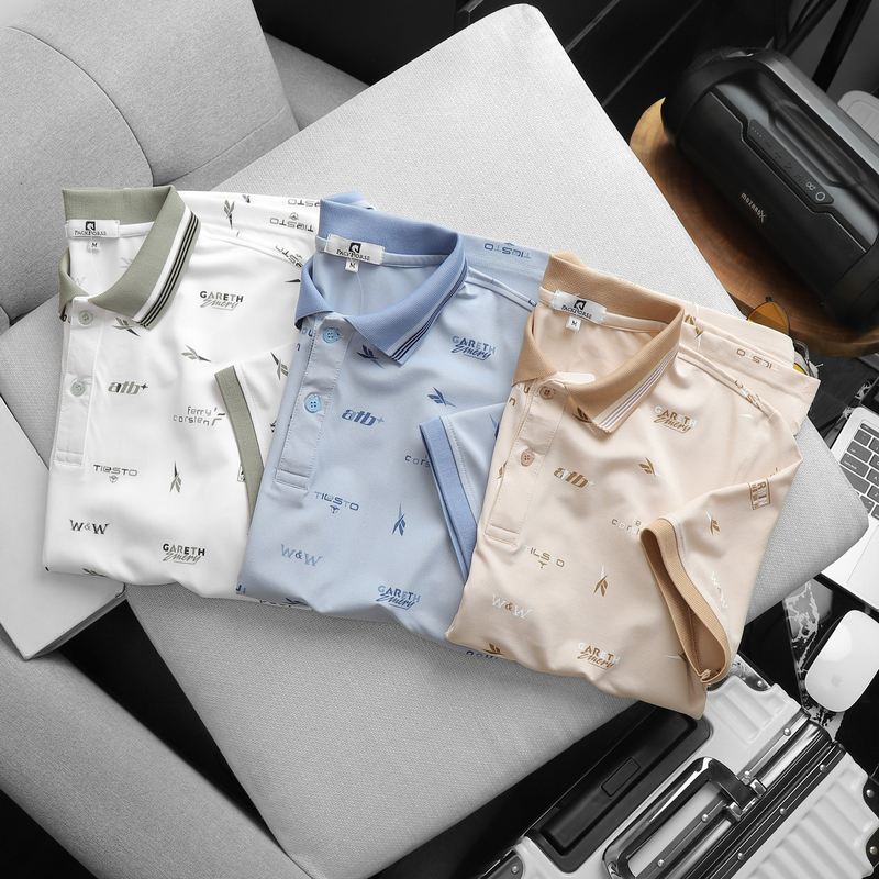 Áo thun POLO nam chấm bi cá sấu họa tiết có cổ bẻ trẻ trung niên big size 3xl Nexx&Dee PL31