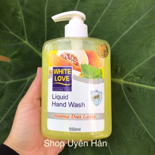 (Siêu rẻ) Nước rửa tay White Love 550ml- MẪU VUÔNG