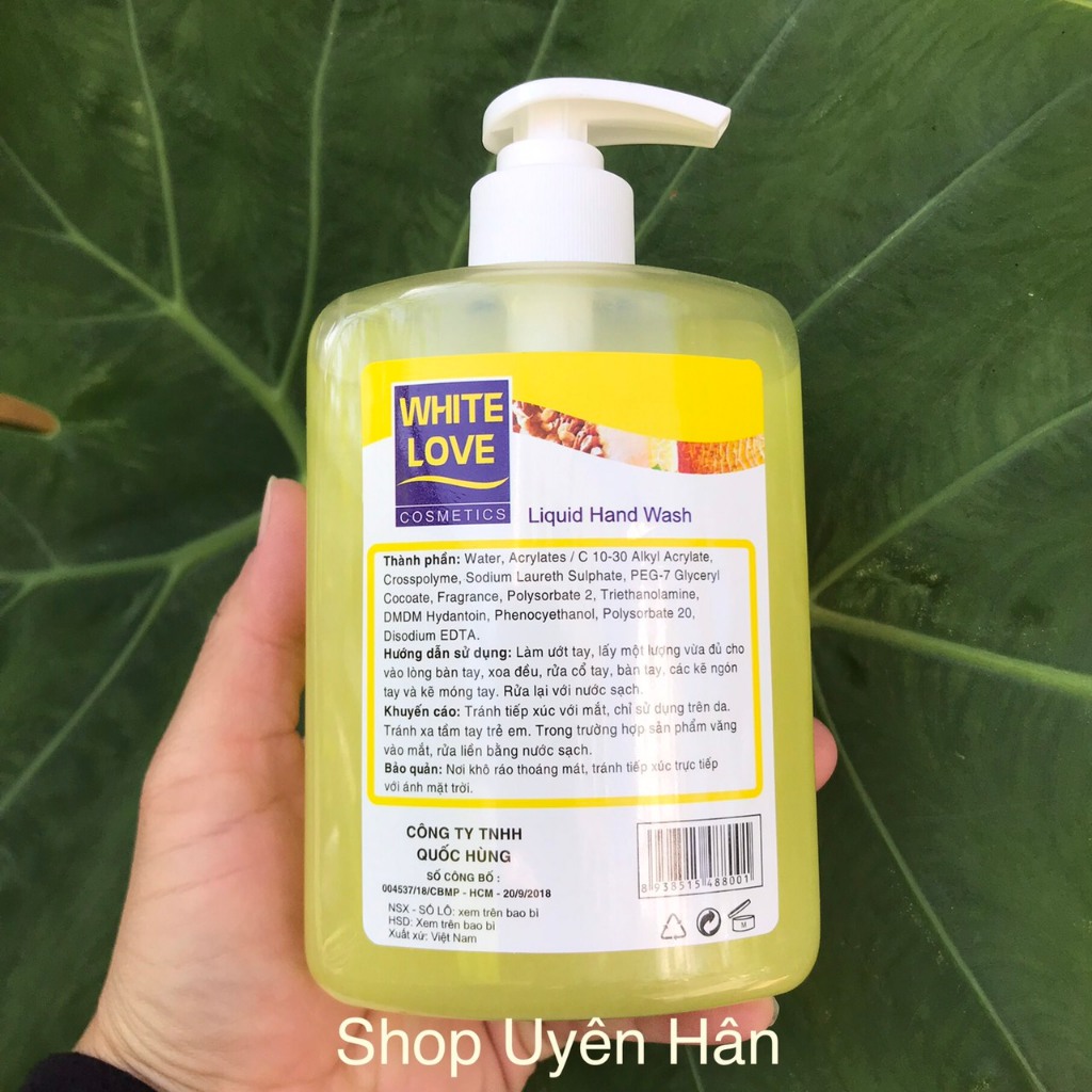 Nước rửa tay White Love 550ml