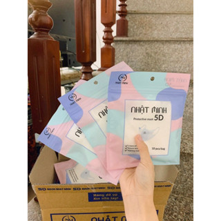 👉🏻THÙNG 600 CÁI KHẨU TRANG 5D MASK NHẬT MINH KHÁNG KHUẨN👌🏻