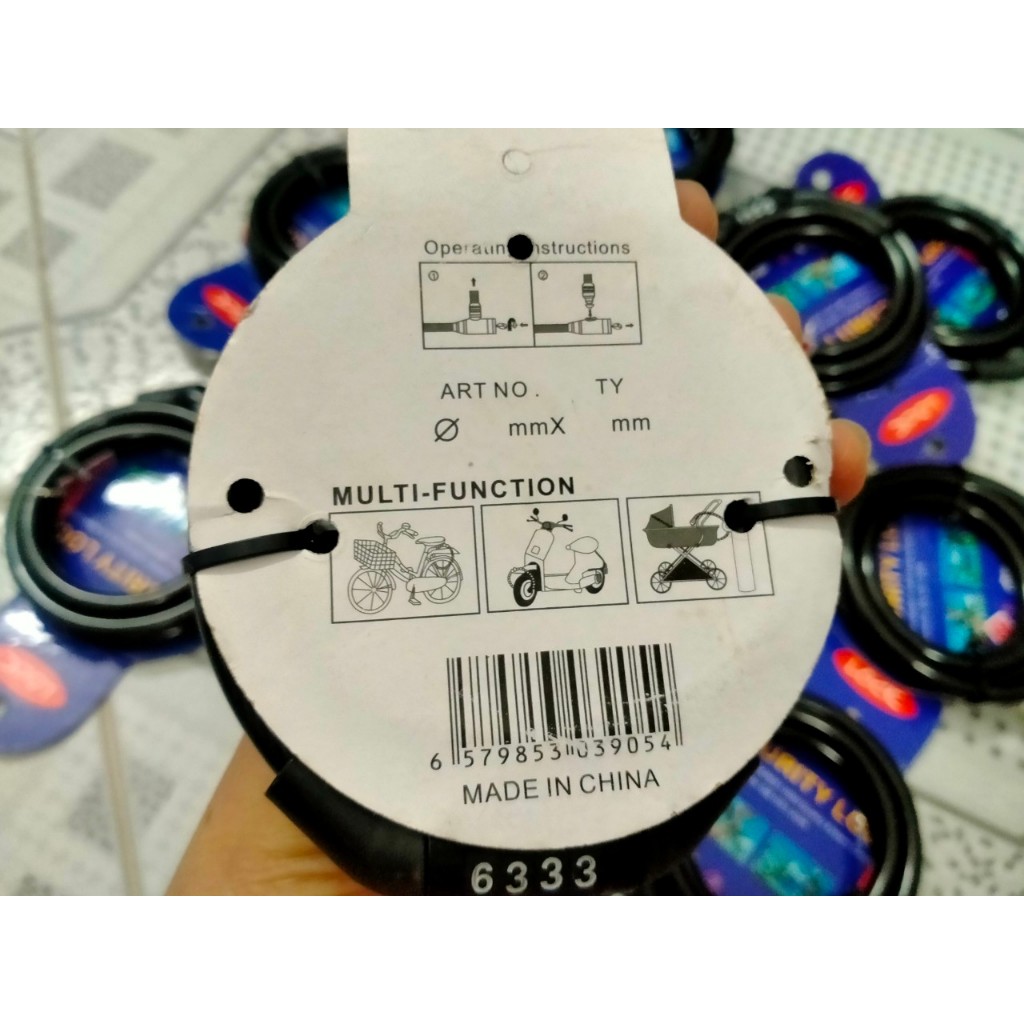 KHÓA DÂY 4 SỐ CAO CẤP CHO XE ĐẠP