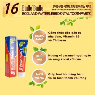 Kem đánh răng khô cho chó Budle'Budle 80g