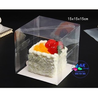 2113.079 BỘ 5 HỘP BÁNH MICA 3 CHI TIẾT SIZE 15*15*15