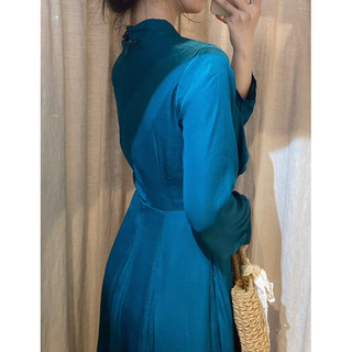 Eleanor Dress - Đầm Lụa Tay Dài - D03