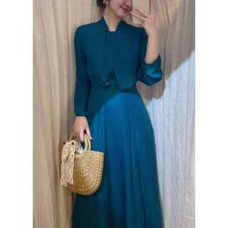 Eleanor Dress - Đầm Lụa Tay Dài - D03