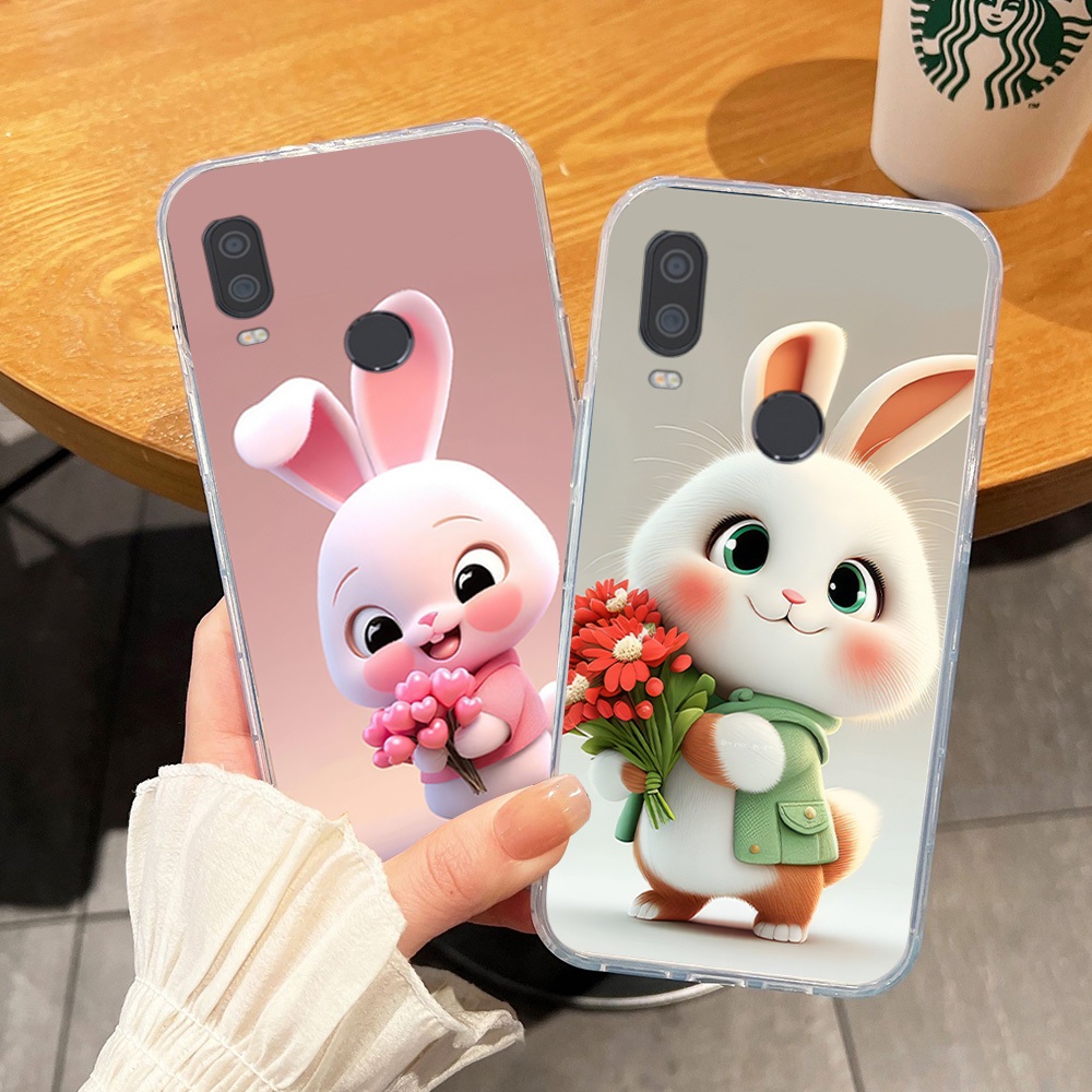Ốp lưng vsmart Active 1 / vsmart Active 1 Plus / vsmart Active 1+ in hình thỏ siêu cute