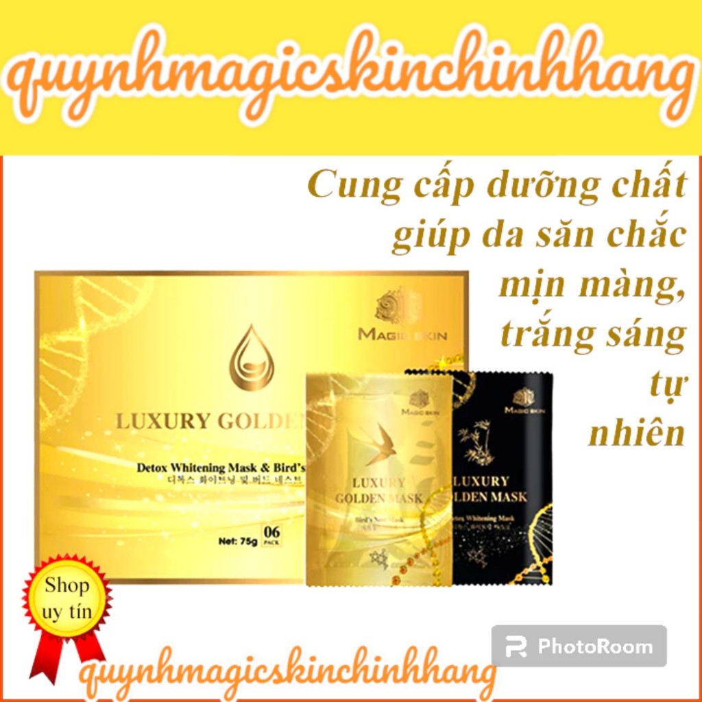 MẶT NẠ Mặt Nạ Ủ Yến Thải Độc Cấy Trắng MAGIC SKIN ,Chuyên dùng trong các SPA