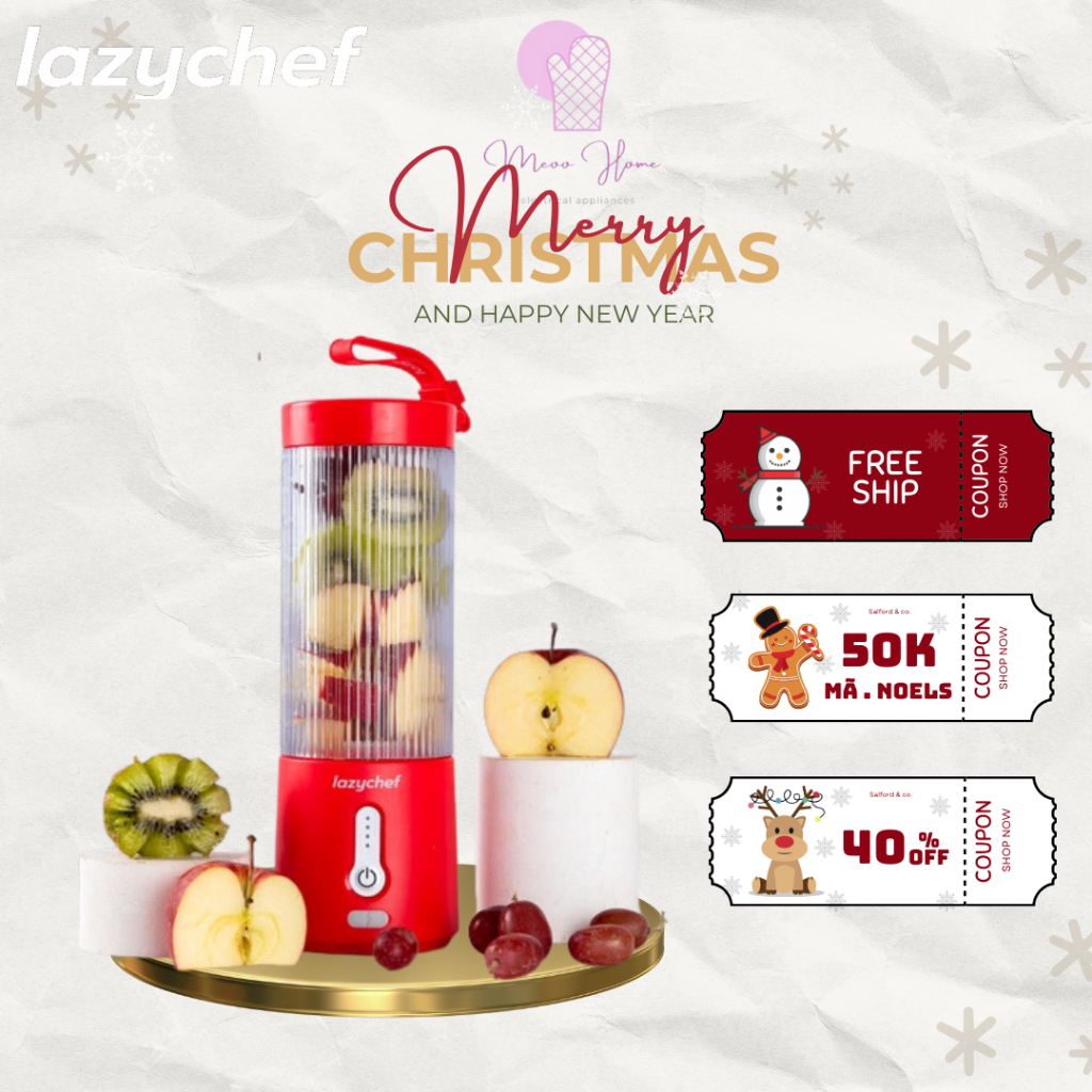 Máy Xay Bỏ Túi 3IN1 xay hạt, xay sinh tố, xay đá - Bảo Hành Chính Hãng, Chống Thấm Nước LC-01ST