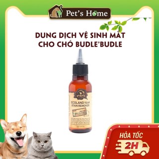 Dung dịch vệ sinh mắt Budle Budle cho chó 120ml