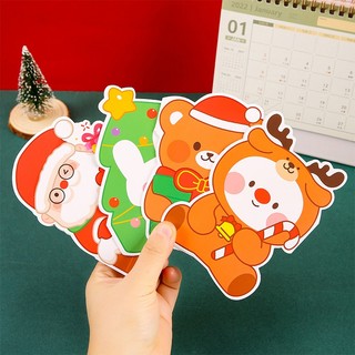 Thiệp giáng sinh, thiệp quà tặng Noel, ông già Noel, cây thông, tuần lộc đáng yêu cho bé