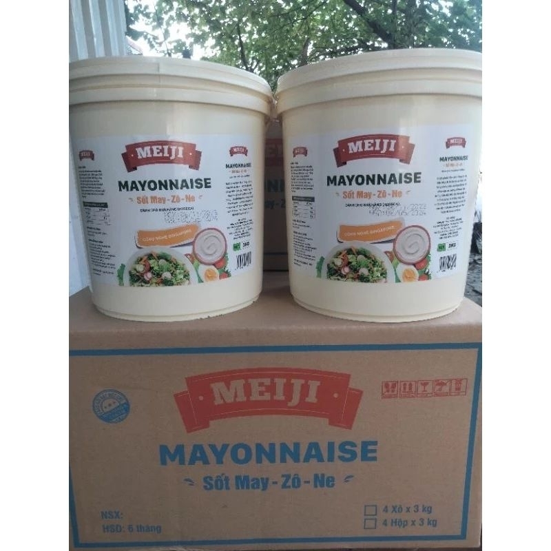 Xốt mayonnaise MEIJI hộp 3kg