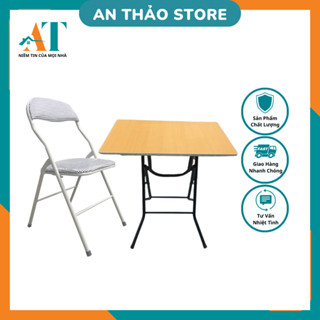 Bộ bàn ghế 50x70 chân cao 75 cm