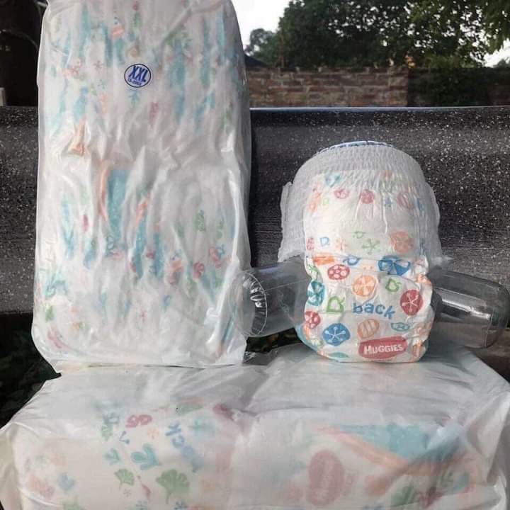 Bỉm huggies quần 50 miếng size M đến XXL