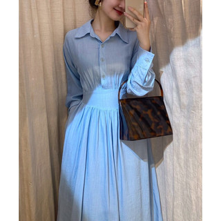 Hally dress - đầm sơ mi tay dài e59