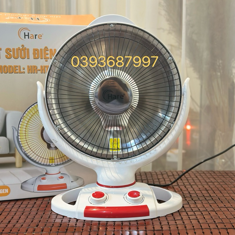 Đèn sưởi hare hr-ht800b cùng bóng đèn hồng ngoại tiết kiệm điện-bảo hành 18 tháng toàn quốc