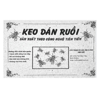 Keo Dán Ruồi Siêu Sính (Lốc 50 Miếng)