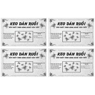 Keo Dán Ruồi Siêu Sính (Lốc 50 Miếng)