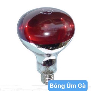 Bóng úm gà dành sưởi ấm gia súc, gia cầm, Bóng đèn sưởi hồng ngoại đủ 45W, 75W, 100W, 150W, 175W, 200W, 250W