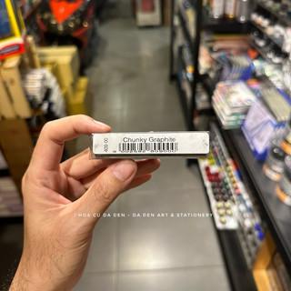 [DA ĐEN] Than Thỏi Cretacolor Chunky Graphite Tròn 8B (409 00)
