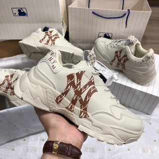 Giày mlb bigball chunky monogram ivory unisex 36-43