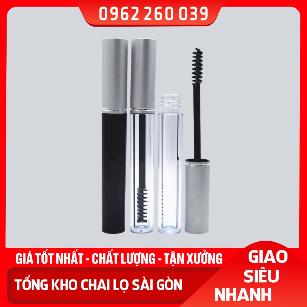 Vỏ Chuốt Mi Mascara Nắp Bạc 5ml