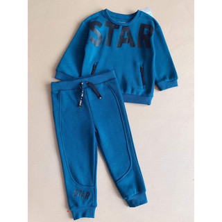 Bộ nỉ bông xanh Space Primark sz 3m-3y