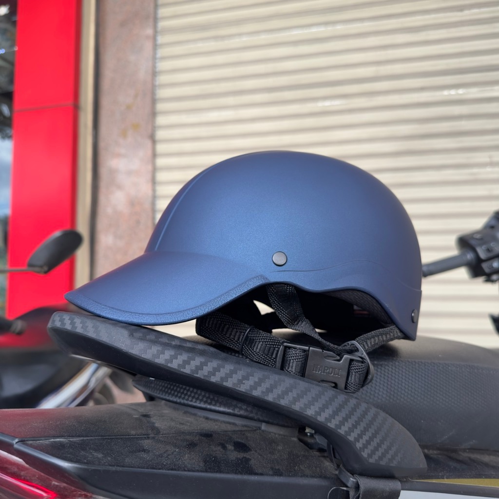 Mũ bảo hiểm xe máy nửa đầu chính hãng Napoli nón kết, mỏ liền dài che nắng tốt, nón sơn dành cho nam nữ nhiều màu