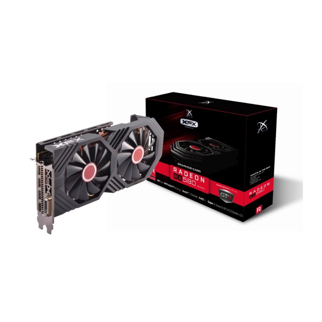 VGA Radeon RX 580 8GB GDDR5 XFX GT S Black EdiTion  Cũ