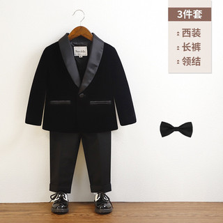 SET VEST NHUNG CHO BÉ TRAI KÈM NƠ