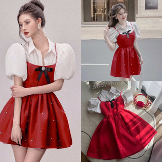 Set váy áo viền tiểu thư