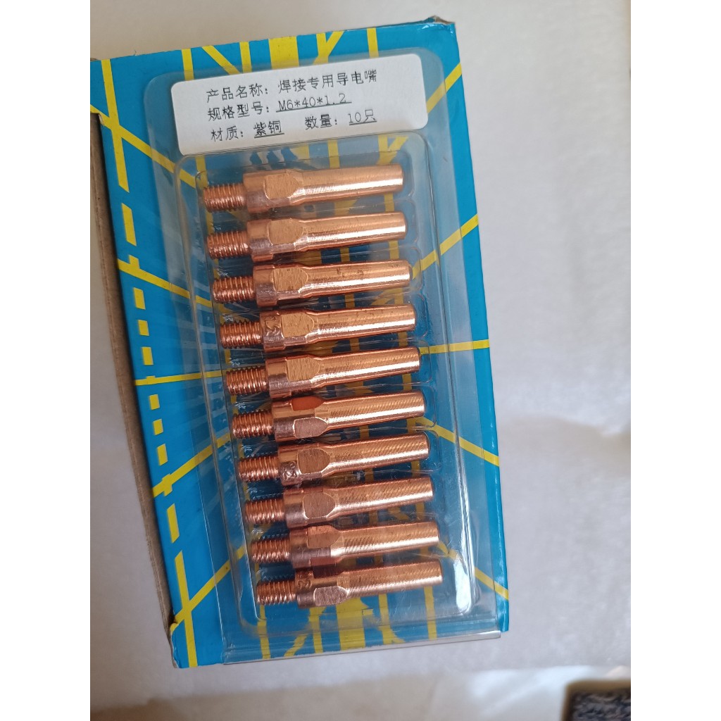 Bép hàn mig M6x45, M6x40 dùng cho mỏ hàn mig 200,350,500